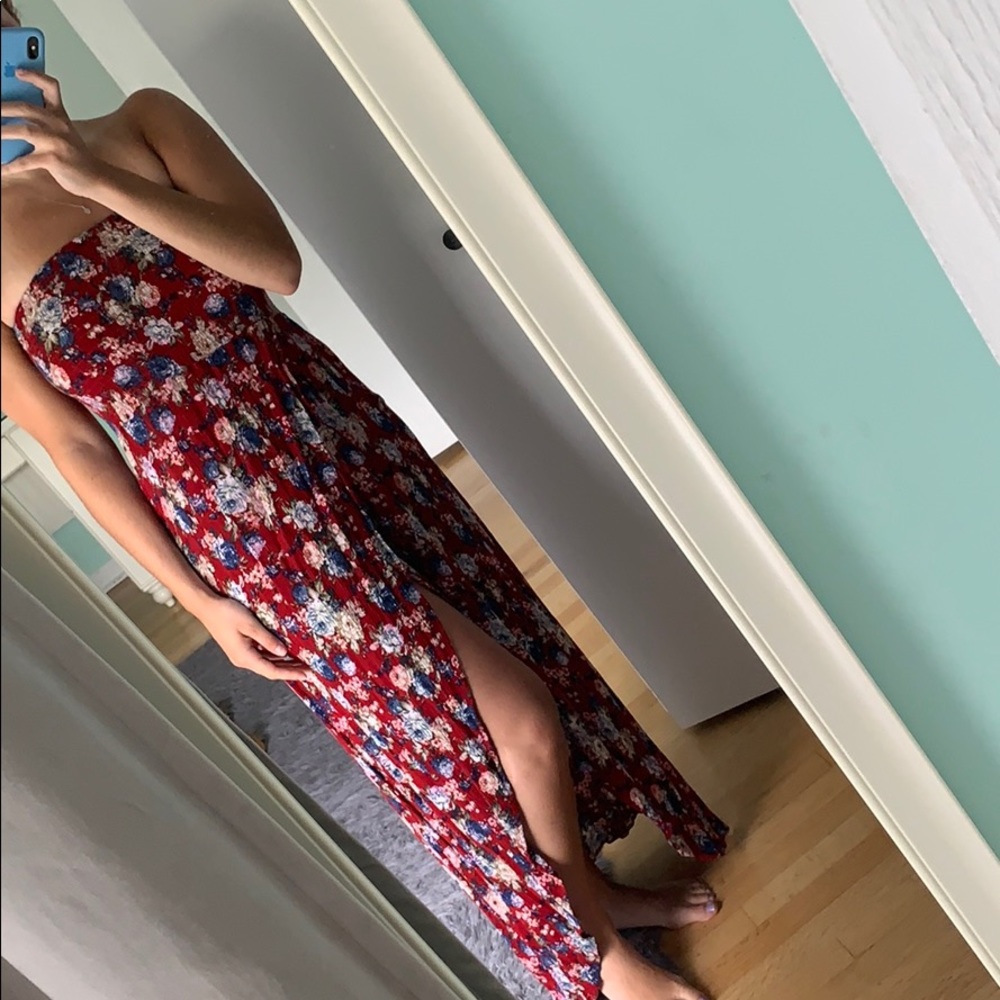 Strapless sundress